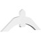 Ekena Millwork Archdale Architectural Grade PVC Gable Bracket, 48"W x 18"H x 2"D x 6"F, 9/12 Pitch GBP048X18X0206ARC00 - alternate 1